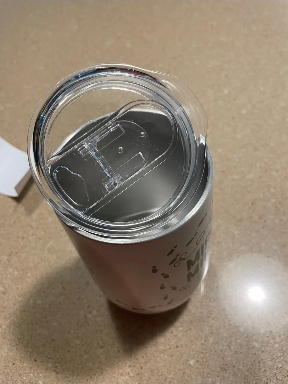 Warner Bros. White Tumbler with Black 'I Solemnly Swear I Am Up To No Good' Text